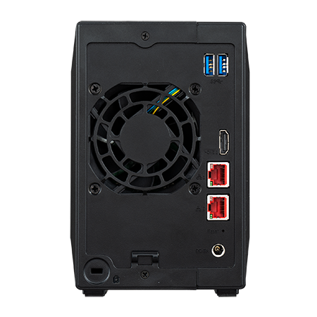 Cетевое хранилище ASUSTOR AS5402T 2-Bay NAS/Media player/Intel Celeron N5105 2.0GHz up to 2.9GHz, 4GB SO-DIMM DDR4, noHDD(HDD,SSD),/2x 2,5Gb (LAN)/3xUSB3.2,HDMI; 90IX01R1-BW3S20 (AS5402T)