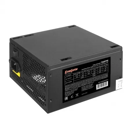 Блок питания ExeGate 700W ATX-700PPE (EX260645RUS) Black в Санкт-Петербурге