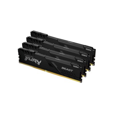 Оперативная память Kingston Fury Beast Black KF432C16BBK4/128