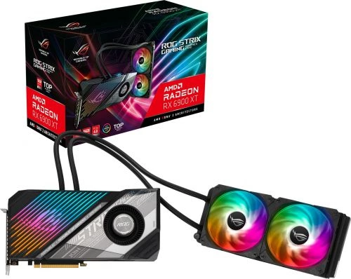 Видеокарта Asus ROG-STRIX-LC-RX6900XT-T16G-GAMING (90YV0GF1-M0NM00)