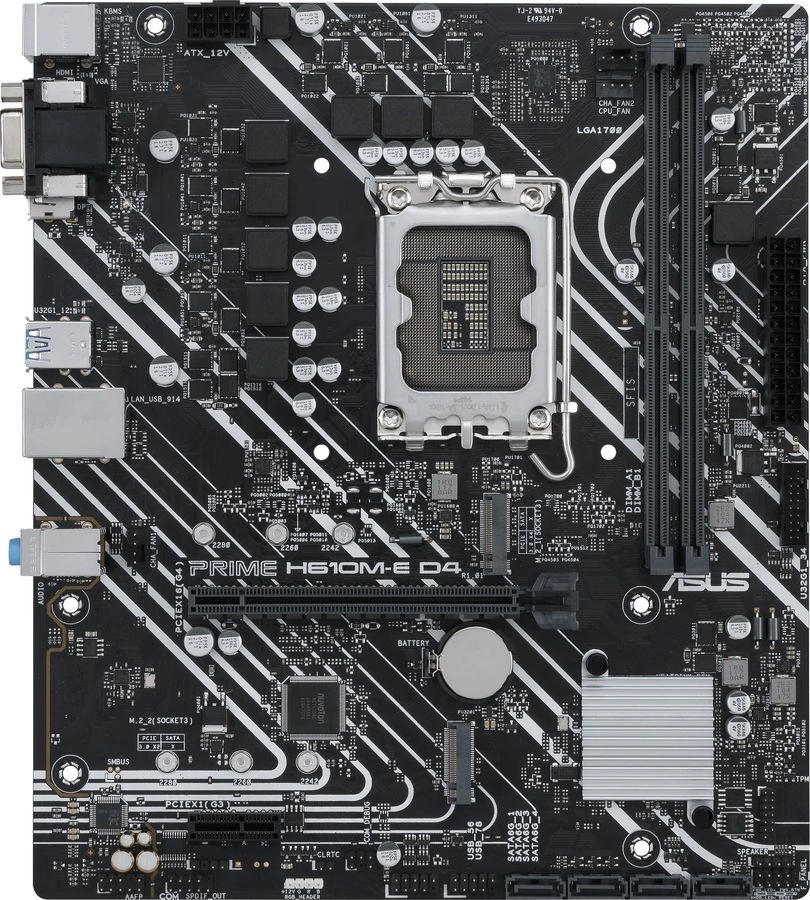 Материнская плата Asus PRIME H610M-E D4 LGA1700 (90MB19N0-M0EAY0)