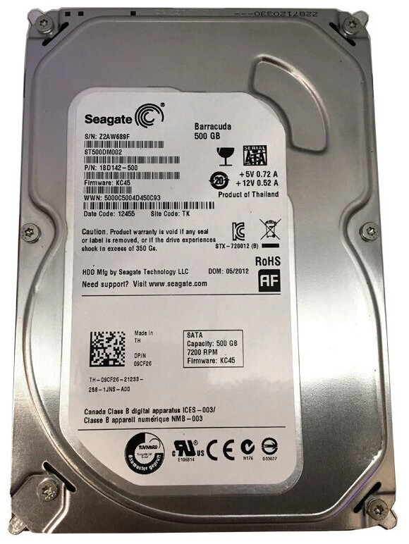 Жёсткий диск Seagate ST500DM002