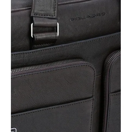Сумка Piquadro Black Square 15", коричневая CA2849B3/TM в Санкт-Петербурге