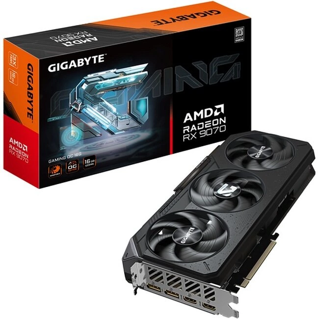 Видеокарта Gigabyte AMD Radeon RX 9070 16Gb (GV-R9070 GAMING OC-16GD 1.0)