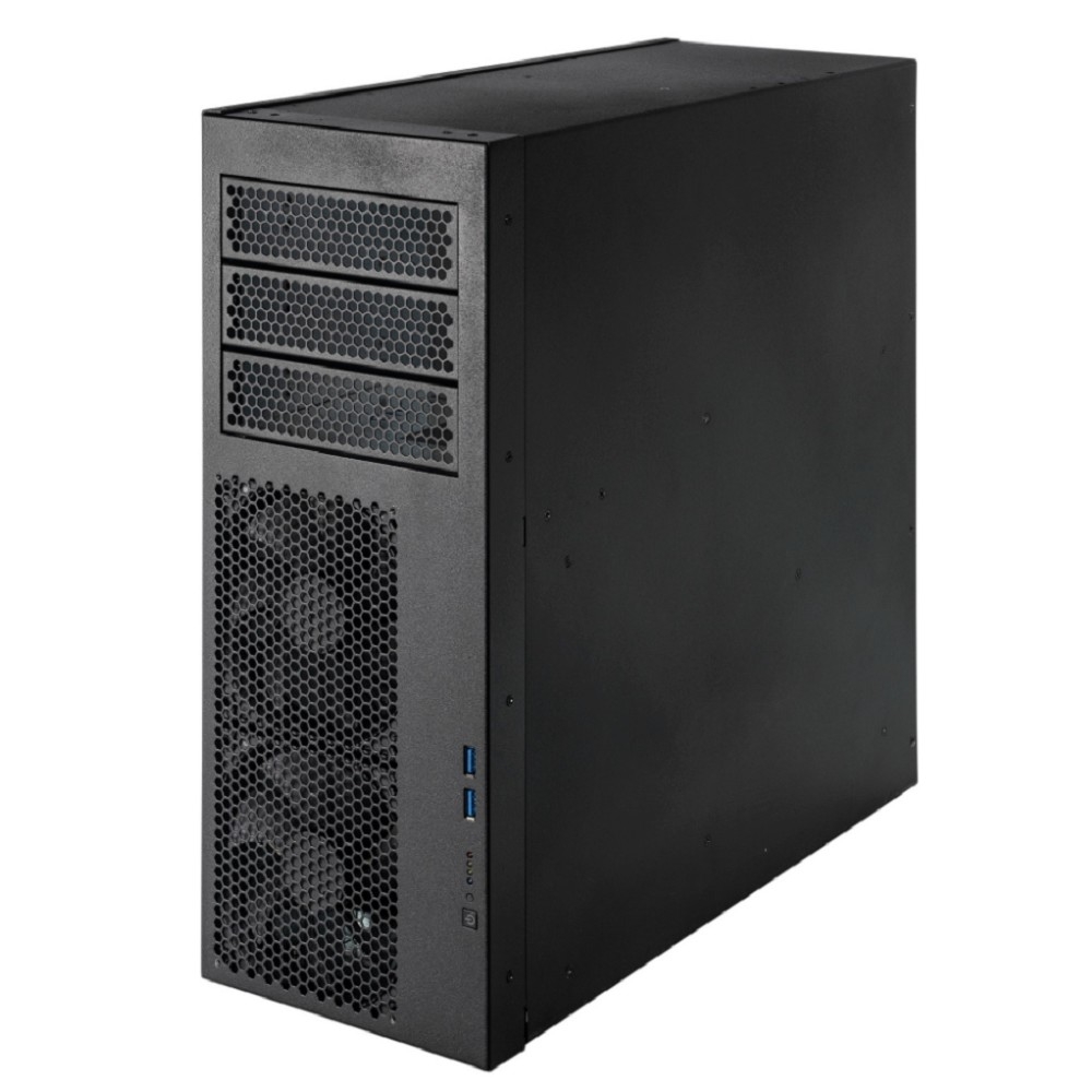 Procase PT443-B-0-RA Корпус Tower server case,3x5.25,черный,без блока питания,глубина 432мм,6-32, фильтр, MB PICMG 1.3, PICMG 1.0