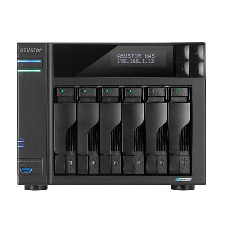 Сетевое хранилище ASUSTOR AS6706T 6-Bay NAS/Media player/Intel Celeron N5105 2.0GHz up to 2.9GHz, 8GB SO-DIMM DDR4, noHDD(HDD,SSD),2xUSB3.2,HDMI ; 90IX01N1-BW3S60 (AS6706T)