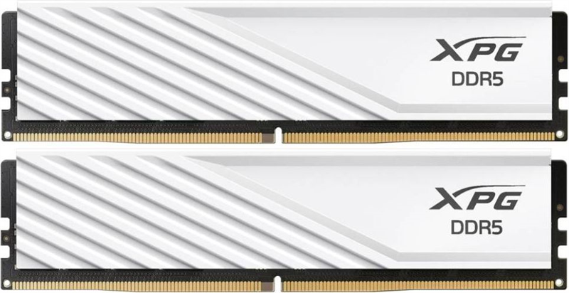 Оперативная память ADATA DDR5, 32GB, 6000MHz, 2*16GB, 30-40-40, WHITE, DUAL TRAY (AX5U6000C3016G-DTLABWH)