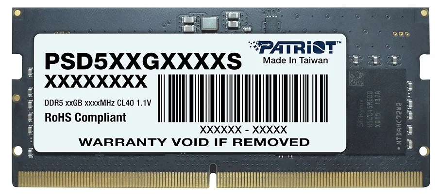 Модуль памяти для ноутбука SODIMM 8GB DDR5-4800 PSD58G480041S PATRIOT