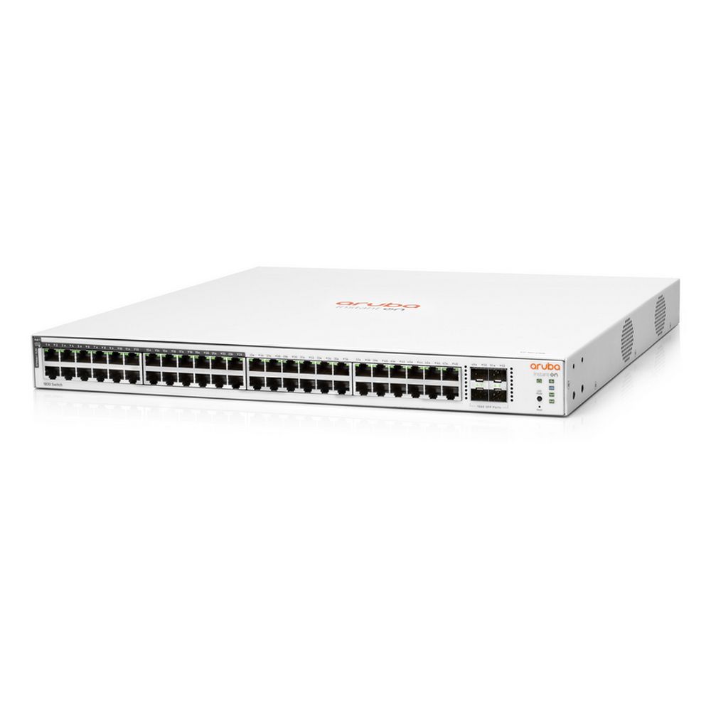 JL815A HPE Коммутатор Aruba Instant On 1830 48G 24p Class4 PoE 370W 4SFP