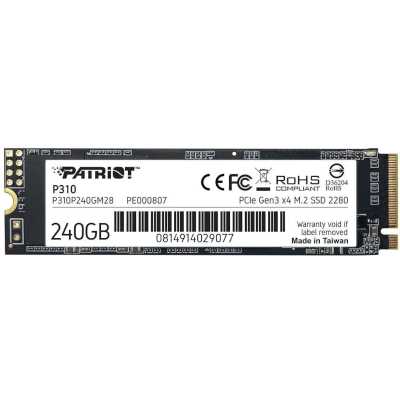 SSD диск Patriot P310 240Gb P310P240GM28