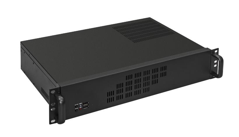 Exegate EX292252RUS Серверный корпус ExeGate Pro 2U300-04 <RM 19", высота 2U, глубина 300, без БП, USB>