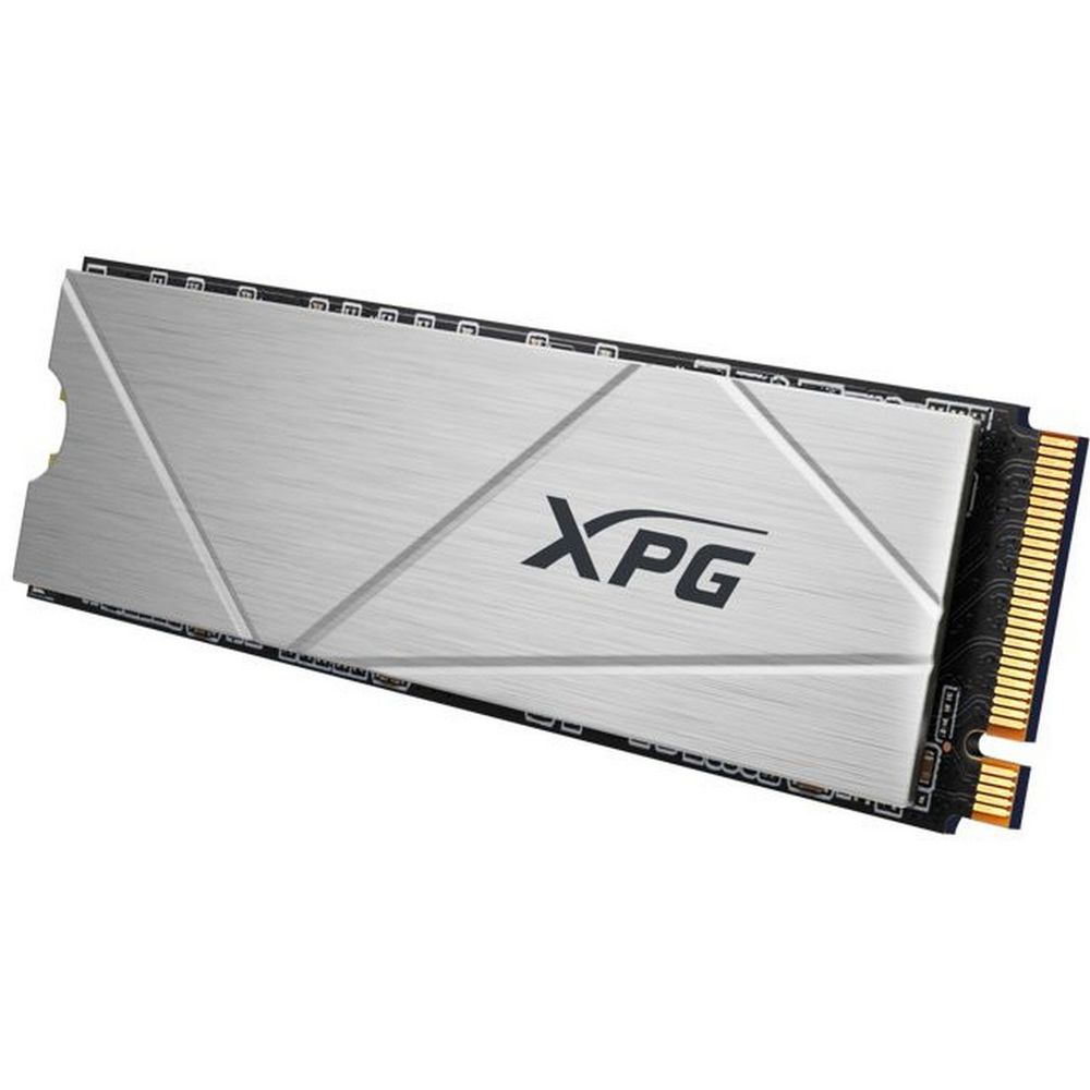 Твердотельный накопитель/ ADATA SSD GAMMIX S60 BLADE, 1024GB, M.2(22x80mm), NVMe, PCIe 4.0 x4, 3D NAND, R/W 5000/3200MB/s, IOPs -/-, TBW 250, DWPD 0.14, with HeatSink (5 лет)