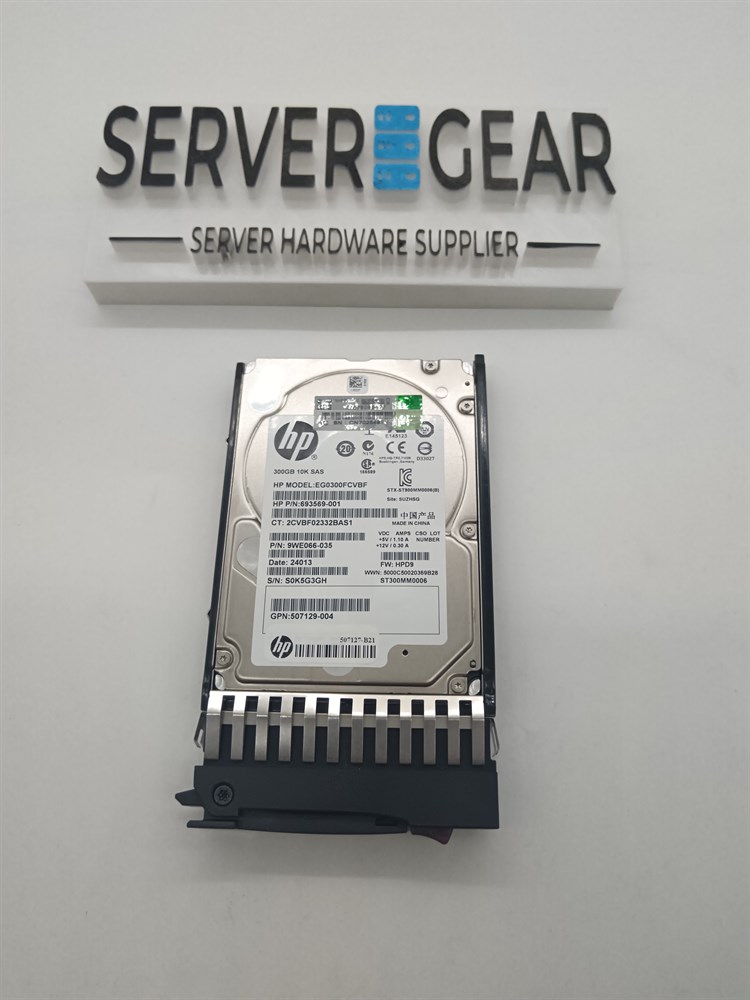 Жесткий диск 507127-B21 HP 300GB 6G SAS 10K rpm SFF (2.5-inch) Dual Port hard drive