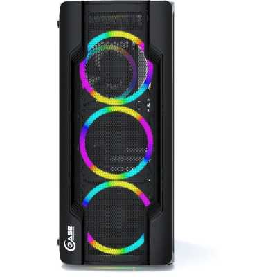 Корпус PowerCase Mistral X4 Mesh LED Black