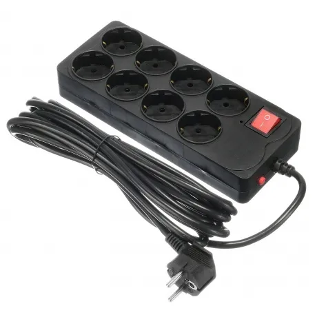 Сетевой фильтр Buro 800SH-5-B 5м (8 розеток) черный в Санкт-Петербурге
