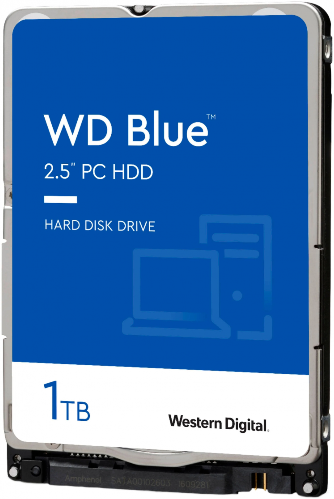 1TB WD Blue (WD10SPZX) {SATA 6Gb/s, 5400 rpm, 128Mb buffer}