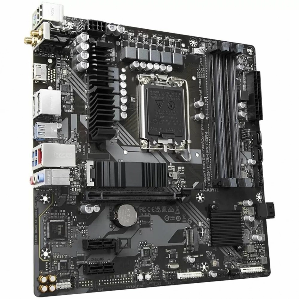 Материнская плата Gigabyte B760M DS3H AX DDR4 1.2