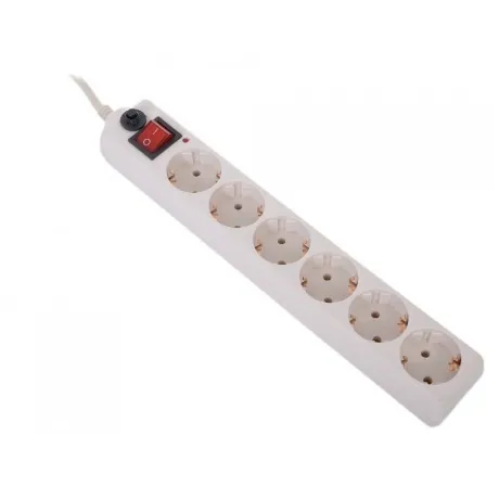Сетевой фильтр Pilot S 3м (6 розеток) белый в Санкт-Петербурге