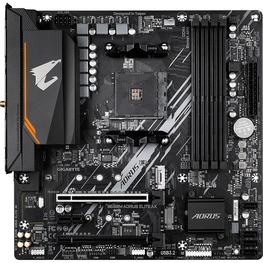 Материнская плата Gigabyte B550M AORUS ELITE AX 1.3