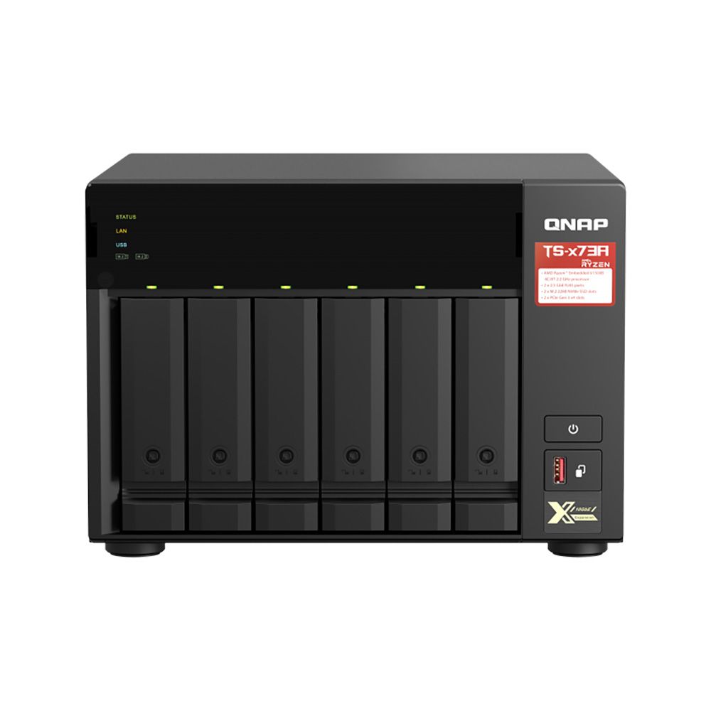 Сетевое хранилище NAS Qnap TS-673A-8G 6-bay Ryzen V1500B