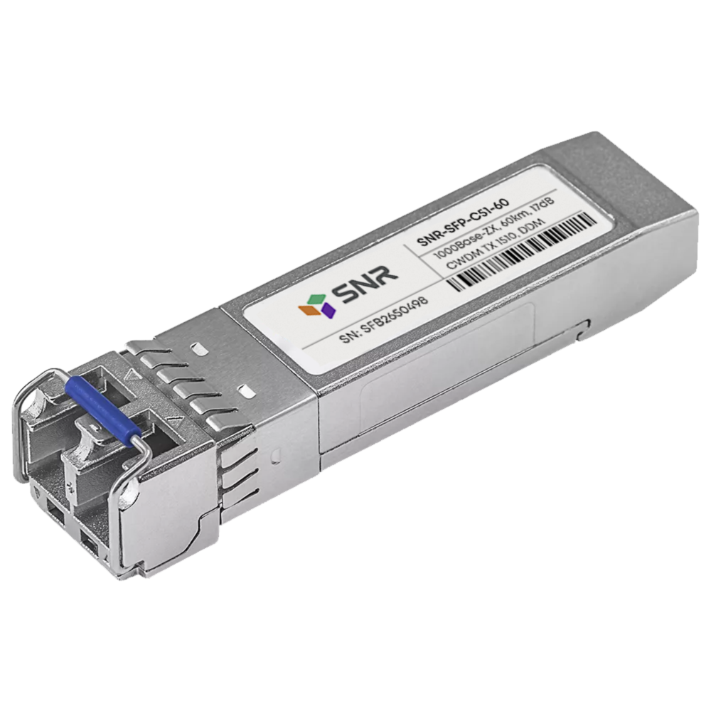 Модуль SFP CWDM оптический, дальность до 60км (17dB), 1510нм