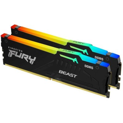 Оперативная память Kingston Fury Beast Black RGB Expo KF560C36BBE2AK2-32