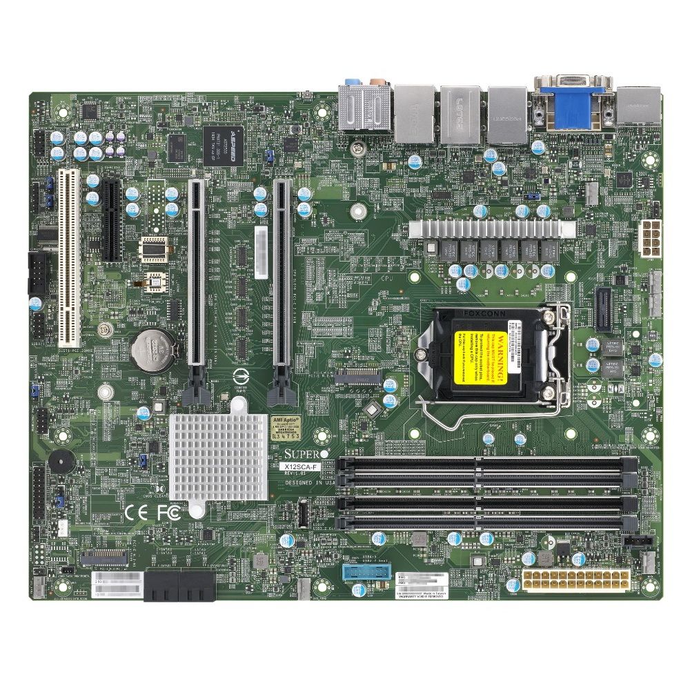 Материнская плата SuperMicro [MBD-X12SCA-F-B]