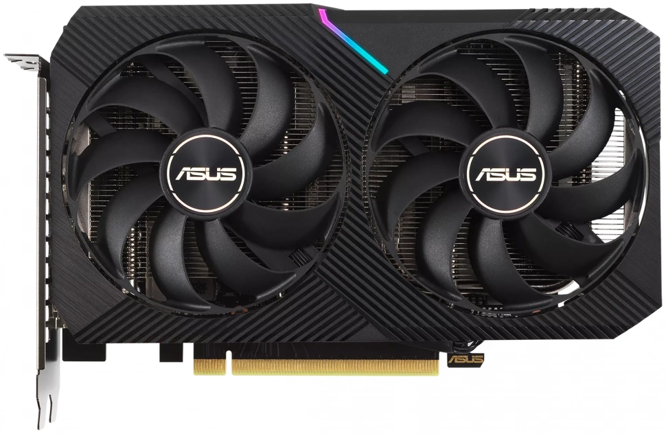 Видеокарта Asus RTX3050 DVI HDMI DP 8G D6 PH-RTX3050-8G-V2 (90YV0GH8-M0NA00)
