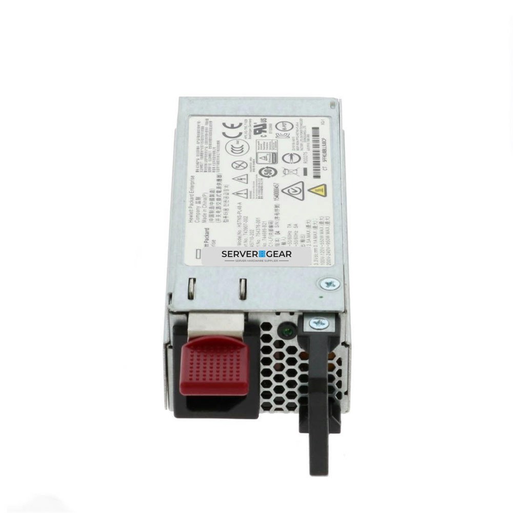754376-001 Блок питания HP 900w Power Supply for DL60/DL120/DL180 G9
