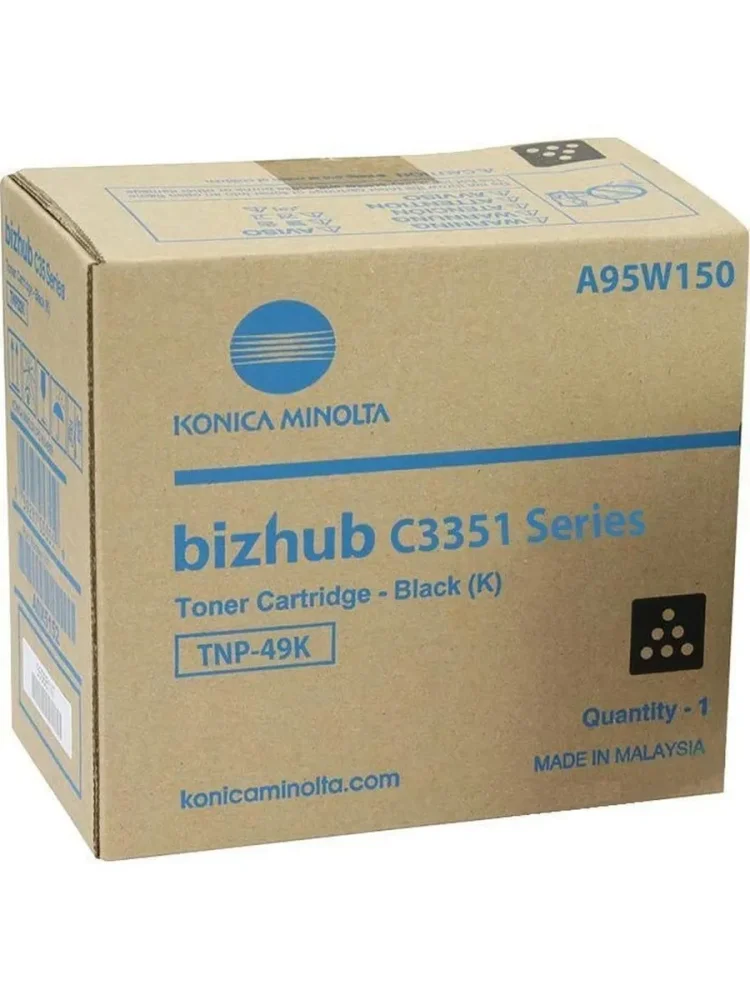 Тонер Konica-Minolta bizhub C3351/C3851 черный TNP-49K в Санкт-Петербурге