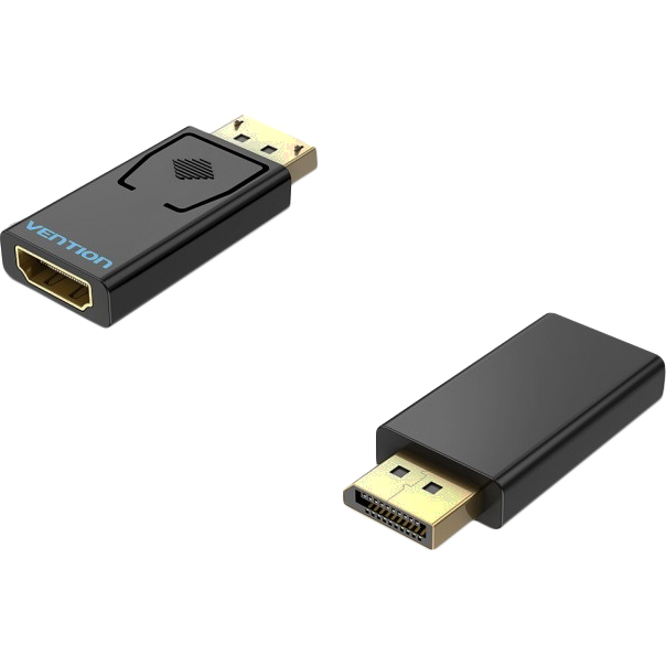 Адаптер-переходник Vention DisplayPort 20M > HDMI F Адаптер-переходник Vention DisplayPort 20M/HDMI F (HBKB0)