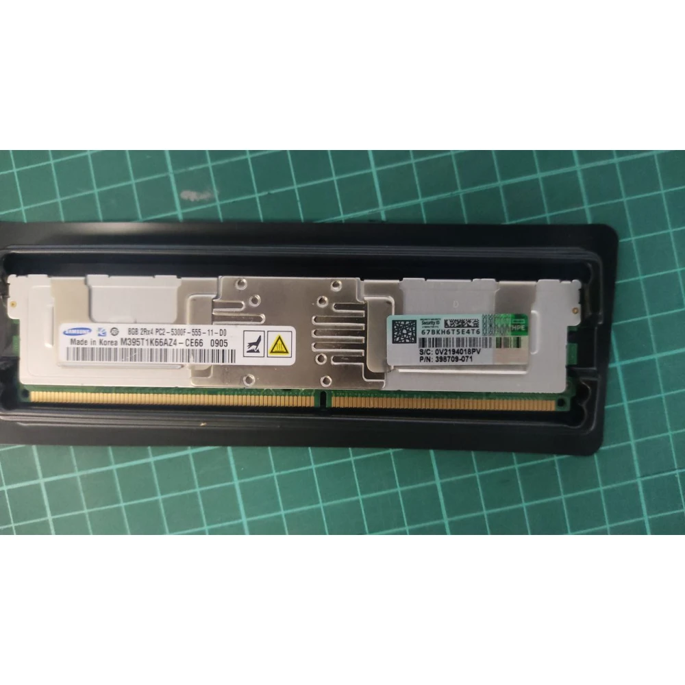 Оперативная память HP 398709-071 серверная 8GB 667Mhz DDR2 FBDIMM PC2-5300 Dual Rank 413015-B21 454502-001
