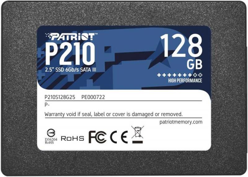 SSD жесткий диск SATA2.5" 128GB P210 P210S128G25 PATRIOT