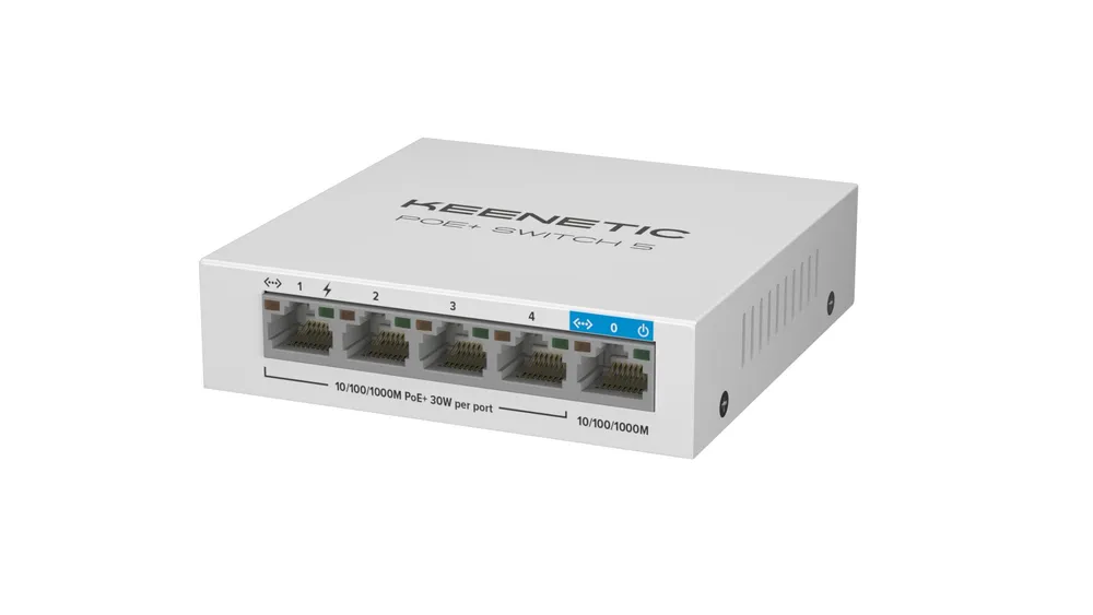 PoE+ коммутатор Keenetic Keenetic PoE+ Switch 5 (KN-4610)