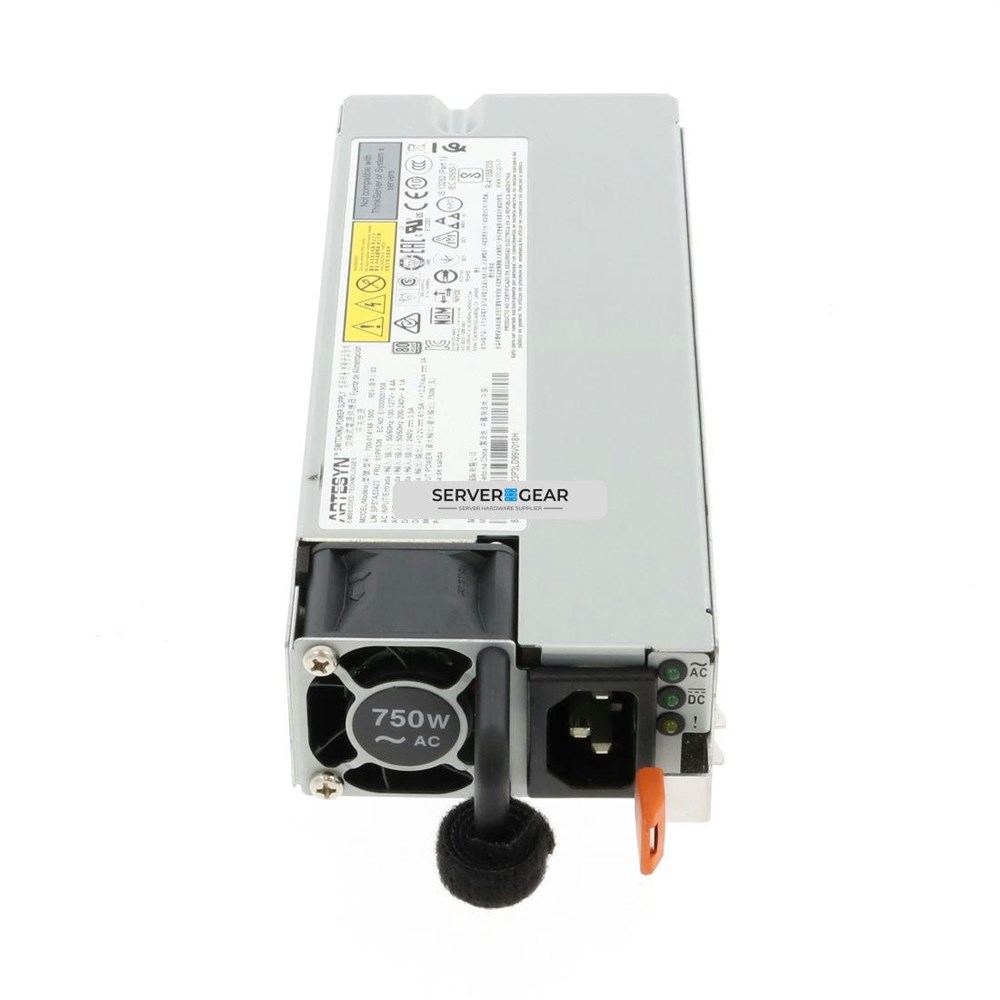 02YF623 Блок питания ThinkSystem 750W(230/115V) Platinum Hot-Swap Power Supply