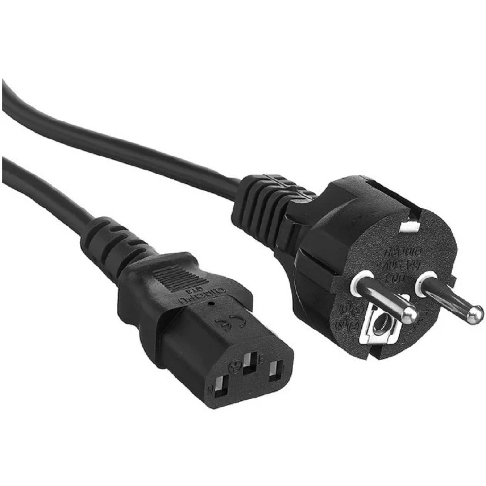 Exegate EX297788RUS Кабель питания Special PC-1S (Евровилка Schuko->C13, 3*0.75mm2, CCA, черный, 1м)