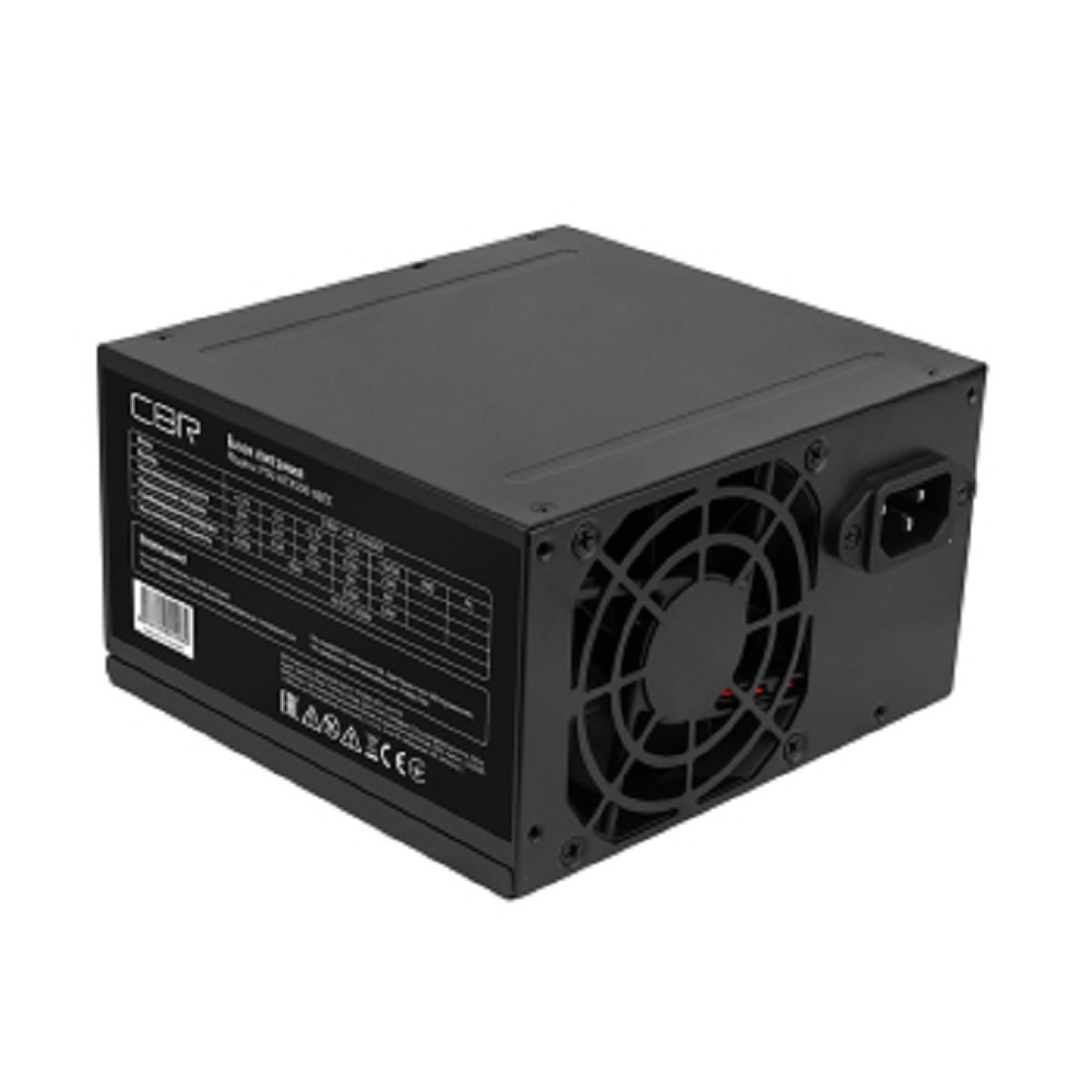 Блок питания CBR ATX 500W, 8cm fan, 20+4pin/1*4pin/1*IDE/2*SATA, кабель питания 1.2м [PSU-ATX500-08EC] OEM