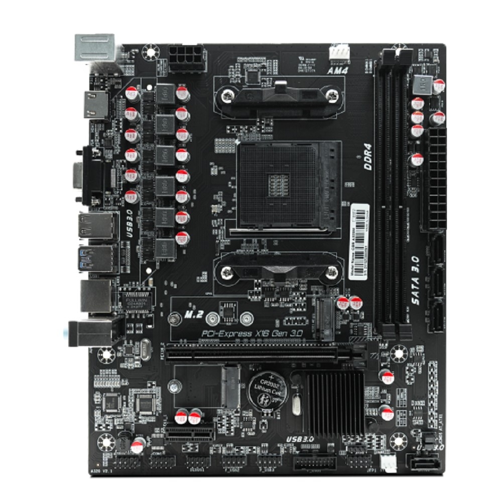 CBR A320M { Chipset A320, Socket AM4, 2*DDR4, mATX, VGA+HDMI, 1*PCIEx16/1*PCIEx1/1*M.2, 4*SATA3, 2*USB2.0 + 2*USB3.0, LAN 1Gb}