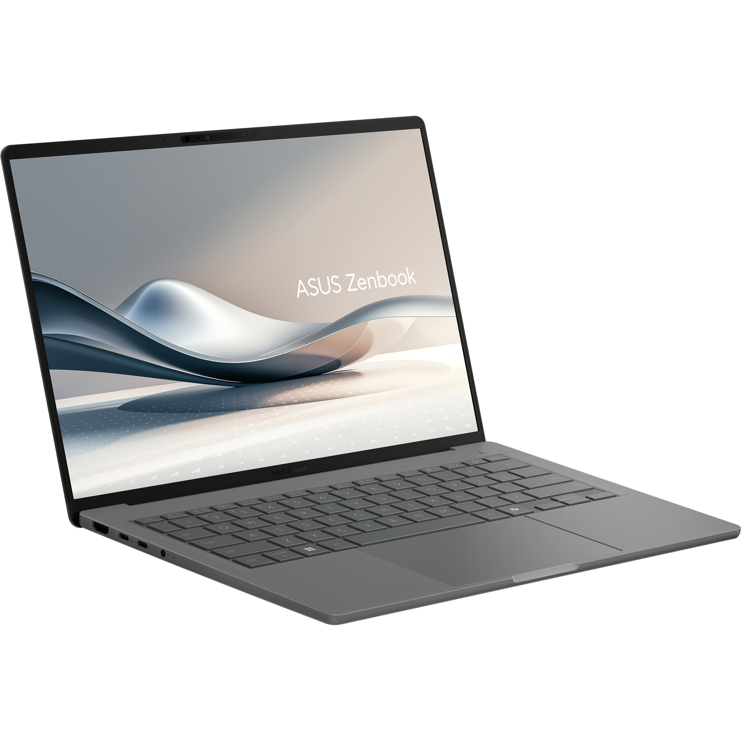 Ноутбук Asus Zenbook 14 UX3407QA-QD267W Snapdragon X X1-26-100 16Gb SSD512Gb Qualcomm Adreno 14" OLED WUXGA (1920x1200) Windows 11 Home grey WiFi BT Cam Bag (90NB1502-M00DN0) в Санкт-Петербурге