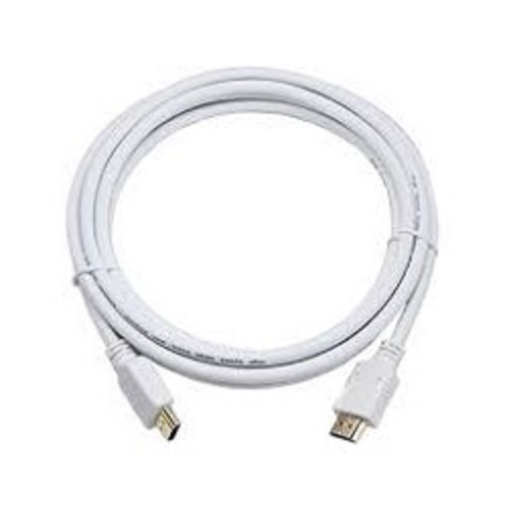Кабель HDMI Gembird/Cablexpert , 3м, v1.4, 19M/19M, белый, позол.разъемы, экран, пакет(CC-HDMI4-W-10)