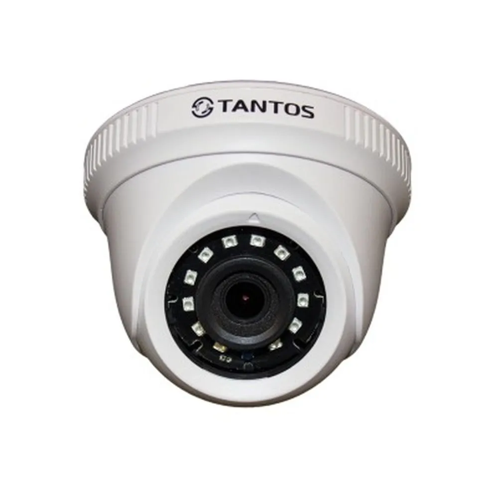 Камера видеонаблюдения аналоговая Tantos TSc-E2HDf 2.8-2.8мм HD-CVI HD-TVI цв. корп.:белый/черный (00-00156688) в Санкт-Петербурге