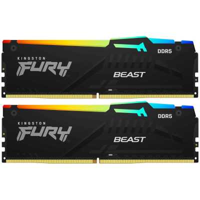 Оперативная память Kingston Fury Beast RGB KF556C40BBAK2-16