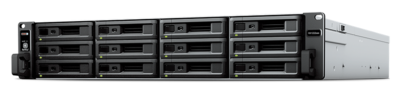 Модуль расширения Synology Expansion Unit (Rack 2U) up to 12hot plug HDDs SATA, SAS, SSD(3,5' or 2,5')/2xPS incl SAS Cbl/5YW (RX1222sas)