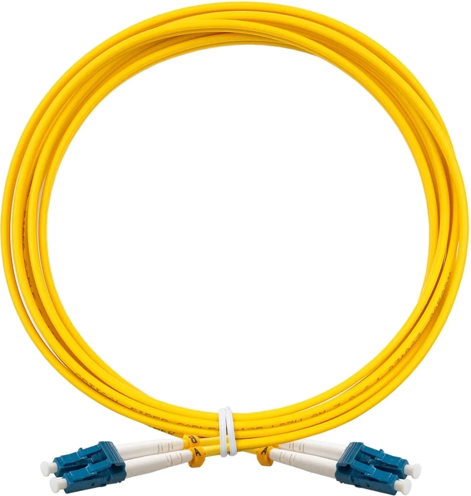Патч-корд волоконно-оптический ExeGate FC-D-9-LC-LC-3M-LSZH (Шнур ВО SM 9/125 (OS2/G.652.D), LC/UPC-LC/UPC, Duplex, LSZH, 3м)