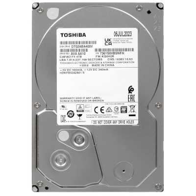 Жесткий диск Toshiba DT02-V Series Surveillance 4Tb DT02ABA400V