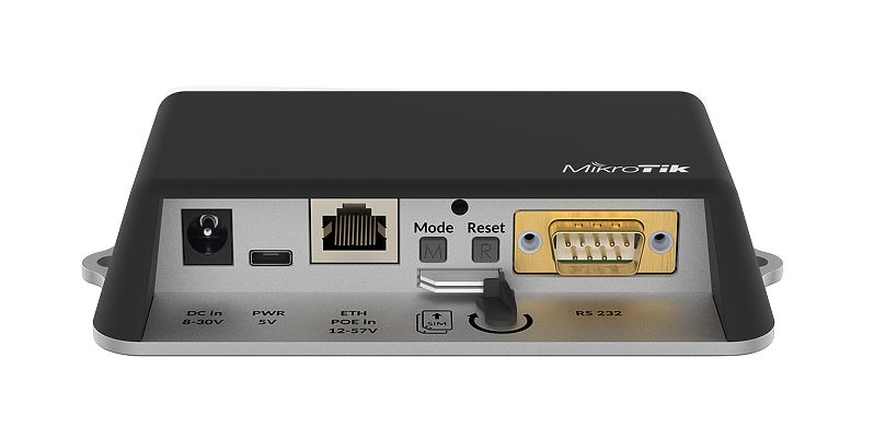Точка доступа MikroTik LtAP mini with 650MHz CPU, 64MB RAM, 1xLAN, built-in 2.4Ghz 802.11b/g/n Dual Chain wireless with integrated antenna, miniPCI slot, LTE internal antenna with 2 x u.fl connectors, GPS, Dual-SIM (RB912R-2nD-LTm)