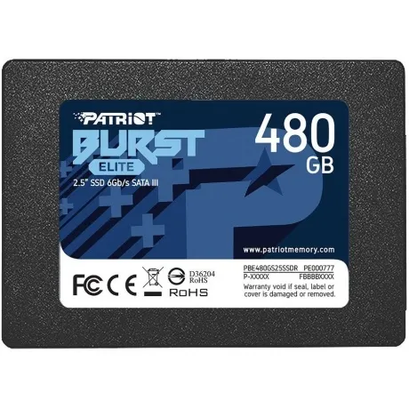 Накопитель SSD Patriot SATA2.5" 480GB BURST E PBE480GS25SSDR в Санкт-Петербурге