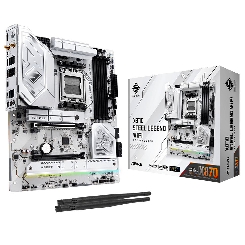 Материнская плата ASRock X870 STEEL LEGEND WIFI, RTL