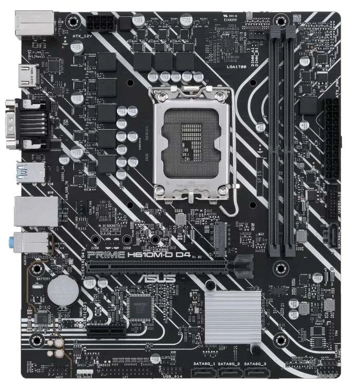Материнская плата Asus PRIME H610M-D (90MB1G80-M0EAY0)