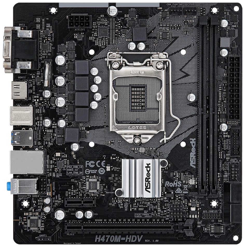 Материнская плата Asrock H470M-HDV